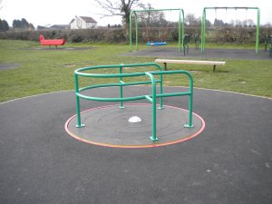 A roundabout on the park